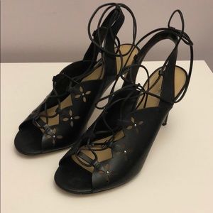 Strap Lace Up Sandals